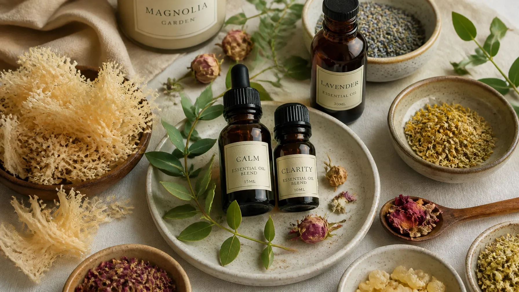 Handcrafted herbal blends and botanicals